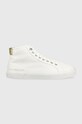 Kecky Tommy Hilfiger ESSENTIAL HIGHCUT SNEAKER textilní bílá FW0FW07120