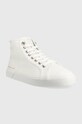 Kecky Tommy Hilfiger ESSENTIAL HIGHCUT SNEAKER FW0FW07120 bílá SS23
