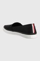 Boty Tenisky Tommy Hilfiger ESSENTIAL KESHA SLIP-ON FW0FW07121 černá
