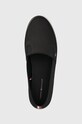 Tenisky Tommy Hilfiger ESSENTIAL KESHA SLIP-ON černá FW0FW07121