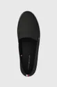 μαύρο Πάνινα παπούτσια Tommy Hilfiger ESSENTIAL KESHA SLIP-ON