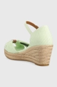 Sandale Tommy Hilfiger HIGH WEDGE SEERSUCKER  Vanjski dio: Tekstilni materijal, Prirodna koža Unutrašnji dio: Sintetički materijal, Tekstilni materijal, Prirodna koža Potplat: Sintetički materijal