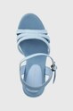 Tommy Hilfiger sandały ESSENTIAL WEDGE SANDAL niebieski FW0FW07159