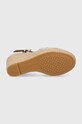 Sandále Tommy Hilfiger BASIC SEERSUCKER HIGH WEDGE FW0FW07160 modrá