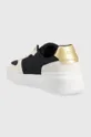 Tommy Hilfiger sneakersy BASKET SNEAKER WITH WEBBING GOLD Cholewka: Materiał tekstylny, Skóra naturalna, Wnętrze: Materiał tekstylny, Podeszwa: Materiał syntetyczny