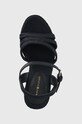 Сандалі Tommy Hilfiger ESSENTIAL BASIC WEDGE SANDAL темно-синій FW0FW07220