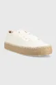 Πάνινα παπούτσια Tommy Hilfiger ROPE VULC SNEAKER CORPORATE λευκό