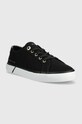 Tommy Hilfiger tenisówki LACE UP VULC SNEAKER BL FW0FW07248 czarny SS23