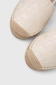 Espadrilky Tommy Hilfiger CLOSED TOE ESPADRILLE MONOGRAM W béžová FW0FW07253
