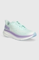 turquoise Hoka One One running shoes Clifton 9 Women’s