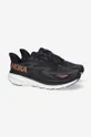 black Hoka One One running shoes Clifton 9