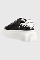 Обувь Кожаные кроссовки Karl Lagerfeld KREEPER LO KL42372.000 чёрный
