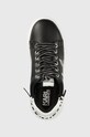 Кожаные кроссовки Karl Lagerfeld KREEPER LO чёрный KL42372.000