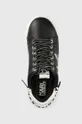 μαύρο Δερμάτινα αθλητικά παπούτσια Karl Lagerfeld KREEPER LO