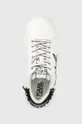 biały Karl Lagerfeld sneakersy skórzane KREEPER LO