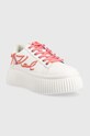 Karl Lagerfeld sneakers din piele KREEPER LO KL42372.01P alb SS23