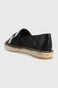 Boty Kožené espadrilky Karl Lagerfeld KAMINI KL80111A.000 černá