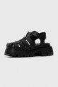 Karl Lagerfeld sandały skórzane SUN TREKKA KL83525.000 czarny SS23