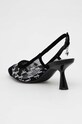 Încălțăminte Karl Lagerfeld pantofi cu toc PANACHE KL30817D.G0S negru