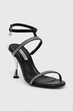 Δερμάτινα σανδάλια Karl Lagerfeld PANACHE HI KL30829.S00 μαύρο SS23