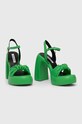 Karl Lagerfeld sandały ASTRAGON HI KL33715.FGG zielony SS23