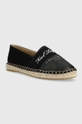 Karl Lagerfeld espadryle KAMINI czarny