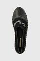Karl Lagerfeld espadryle KAMINI czarny KL80123.400