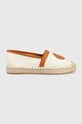Karl Lagerfeld espadryle KAMINI DUO tekstylny beżowy KL81160.412