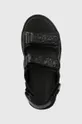 czarny Karl Lagerfeld sandały skórzane SALON TRED