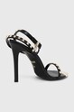 Boty Kožené sandály Just Cavalli 74RB3S20ZP274899 černá