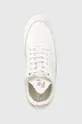 bílá Kožené sneakers boty Filling Pieces Low Top Bianco