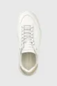 white Filling Pieces leather sneakers Court Serrated