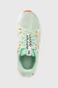 green On-running running shoes Cloudsurfer