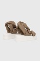 Încălțăminte Red Valentino sandale 2Q0S0H03ZGV.K5W verde