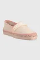 Love Moschino espadryle różowy