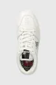 λευκό Δερμάτινα αθλητικά παπούτσια Love Moschino