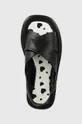 črna Usnjeni sandali Love Moschino