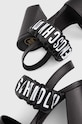 Kožené sandály Love Moschino JA16358G0GIE0000 černá