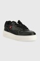 Usnjene superge Levi's Glide S D7522.0002 črna SS23