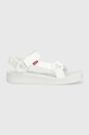 Levi's sandały Cadys Low tekstylny biały D5313.0006