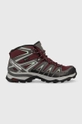 burgundské Topánky Salomon X Ultra Pioneer Mid GTX Dámsky