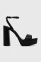 Сандалии Steve Madden Lessa свыше 8 см чёрный SM11001631.001