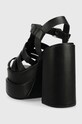 Взуття Шкіряні сандалі Steve Madden Carlita SM11002385.017 чорний