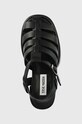 Шкіряні сандалі Steve Madden Carlita чорний SM11002385.017