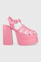 Кожаные сандалии Steve Madden Carlita кирпичик розовый SM11002385.697