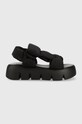 Sandále Steve Madden Bonkers platforma čierna SM11002465.001
