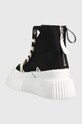 Boty Kecky Inuikii Matilda Canvas High 23 30103.024.Black černá