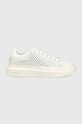 Guess sneakersy VIBO platforma biały FL5VIB.ELE12.WHITE