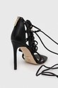 Obuwie Guess sandały skórzane BINI FL6BNI.LEA03.BLACK czarny