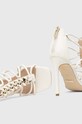 Obuwie Guess sandały skórzane BINI FL6BNI.LEA03.WHITE biały